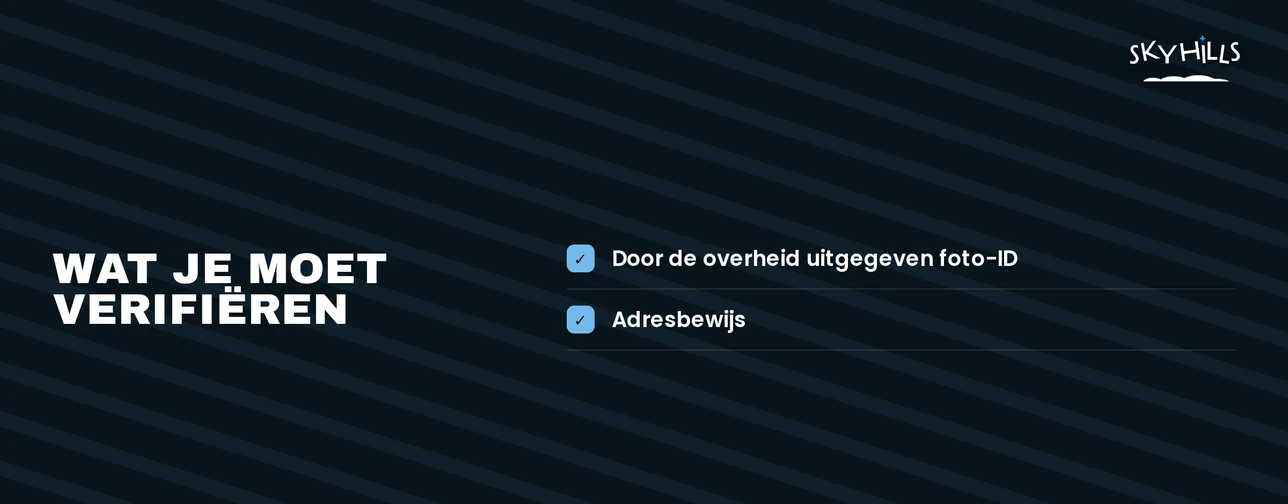 Verifieer je KYC-gegevens